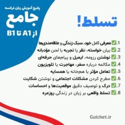 محتوای تصویری پکیج آموزش کامل زبان فرانسه