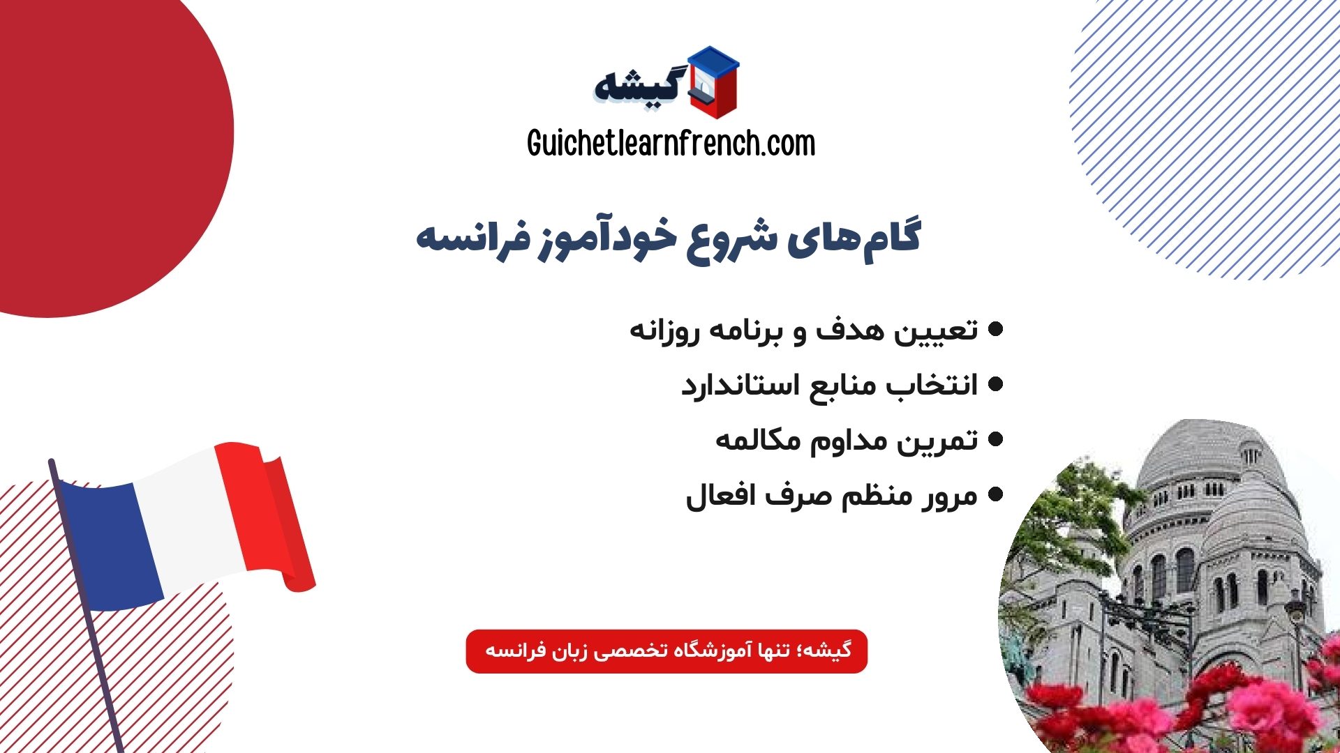 مراحل یادگیری خودآموز زبان فرانسه در خانه