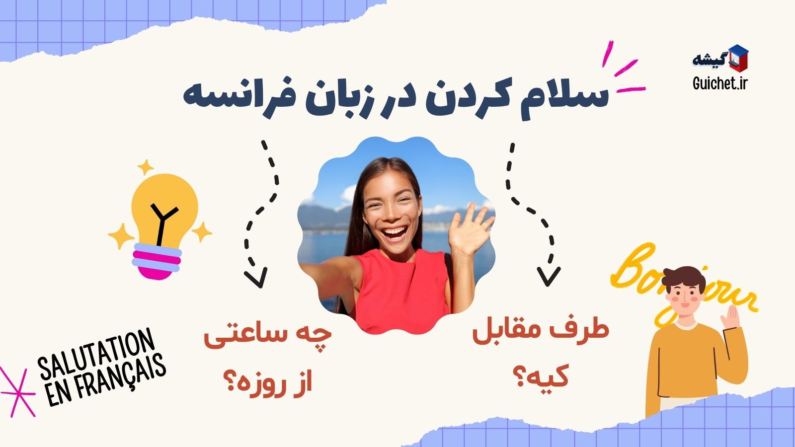 سلام کردن در زبان فرانسه به صورت رسمی و محاوره ای