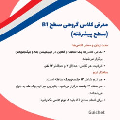 معرفی کلاس گروهی فرانسه سطح B1