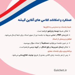 امکانات کلاس آنلاین خصوصی زبان فرانسه