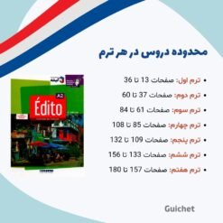 محدوده درسی کلاس خصوصی زبان فرانسه A2