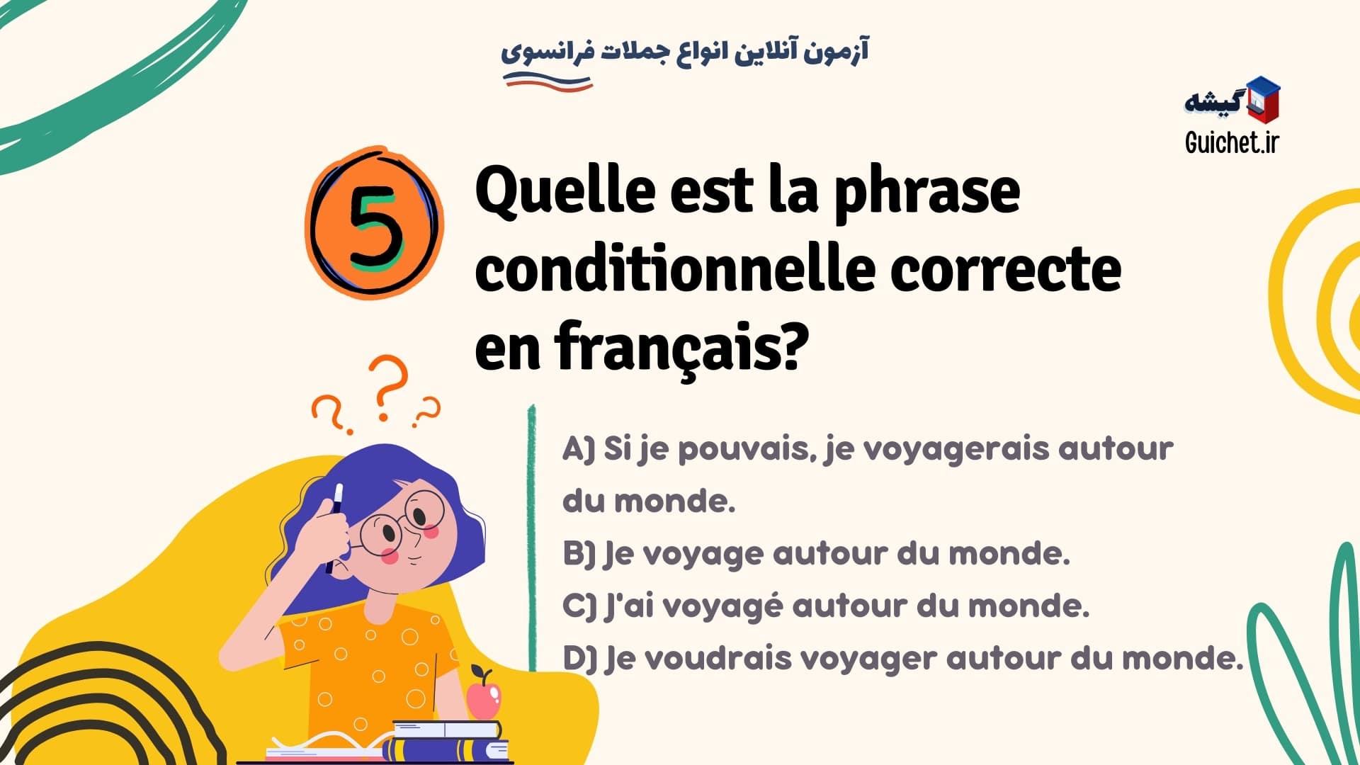 آموزش آنلاین و رایگان زبان فرانسه به همراه آزمون