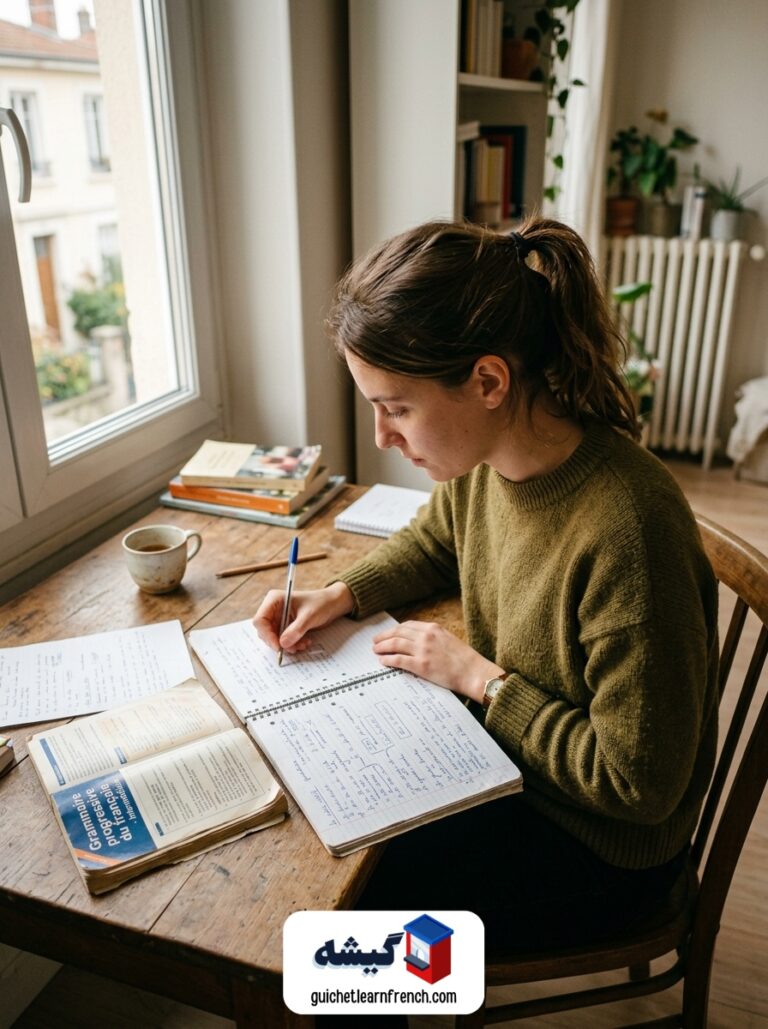 یادگیری ساختار جملات و گرامر زبان فرانسه
