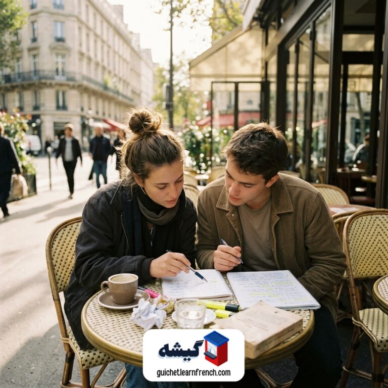 تمرین مکالمه و صرف فعل فرانسوی در محیط واقعی