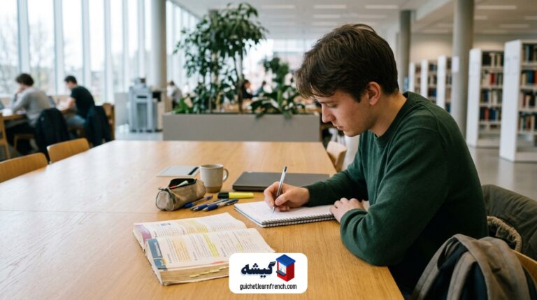یادگیری ساختار افعال و زمان حال در زبان فرانسه