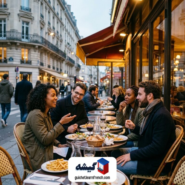 دورهمی دوستانه در کافه پاریسی و فرهنگ غذای فرانسوی