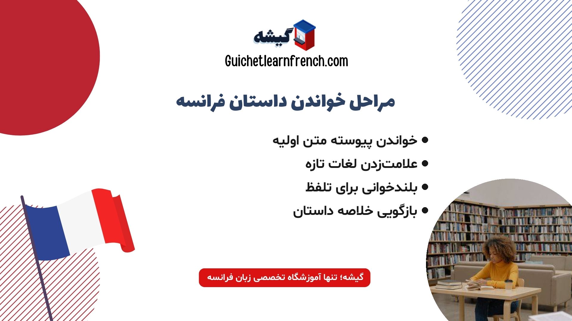 مراحل تقویت زبان با داستان های کوتاه فرانسوی