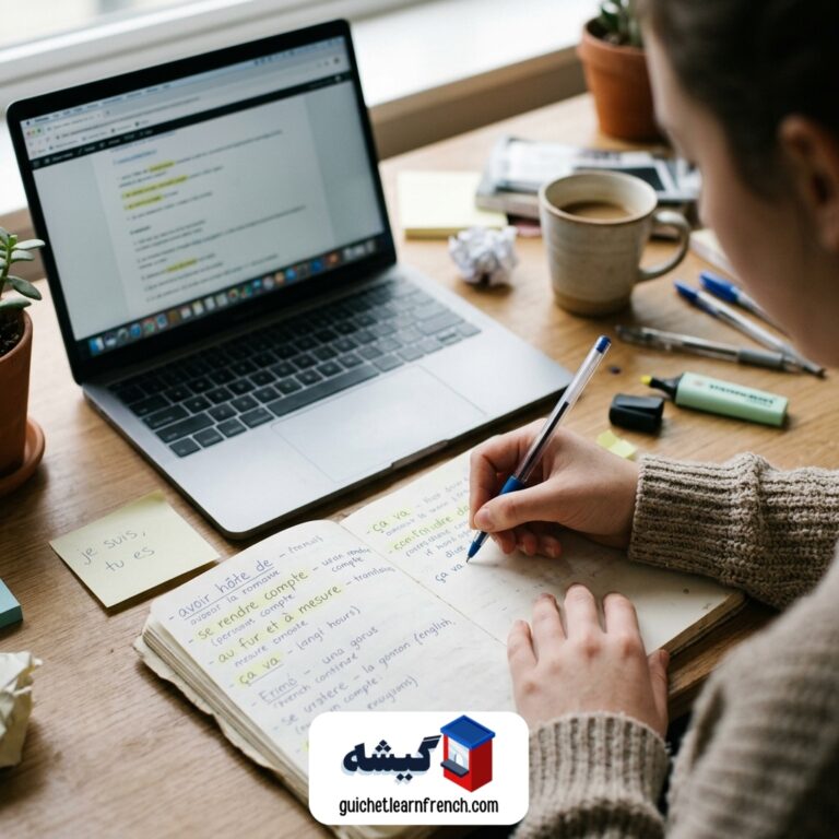 یادداشت برداری و تمرین عبارات و اصطلاحات فرانسه