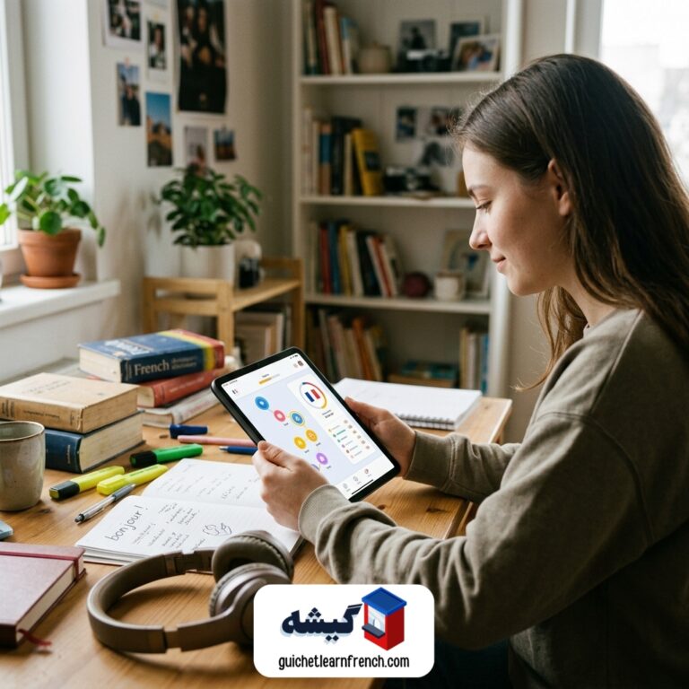 یادگیری زبان فرانسه با اپلیکیشن و تبلت