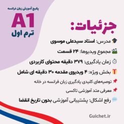 ویدیوهای آموزشی ترم اول زبان فرانسه