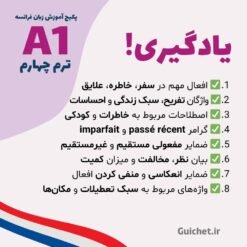 یادگیری افعال و واژگان مهم فرانسه در سفر و خاطره‌گویی