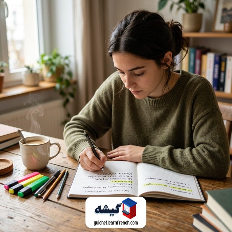 یادگیری لغات و اسامی مشاغل در زبان فرانسه