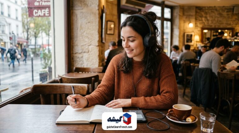 گوش دادن به آهنگ فرانسوی جویس جاناتان در کافه
