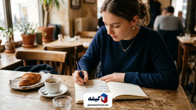 یادداشت واژگان غذا و منوی رستوران در کلاس فرانسه